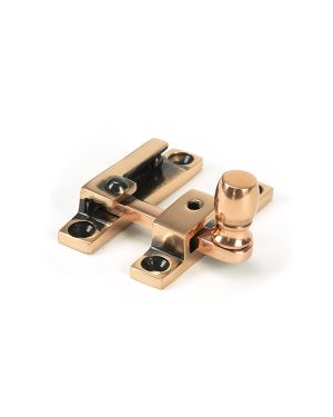 Polished Bronze Mushroom Quadrant Fastener - Narrow