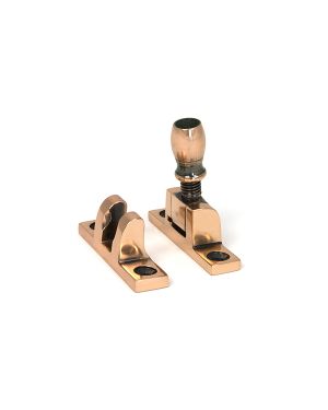 Polished Bronze Mushroom Brighton Fastener - Narrow (Square)