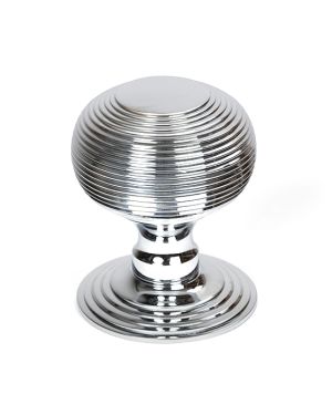 Polished Chrome Beehive Centre Door Knob