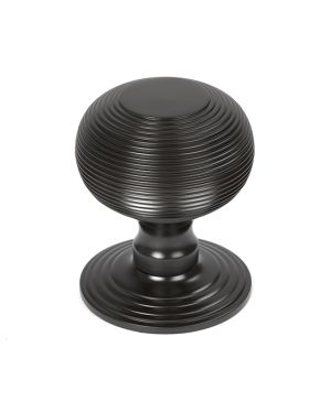 Aged Bronze Beehive Centre Door Knob