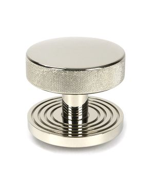 Polished Nickel Brompton Centre Door Knob (Beehive)