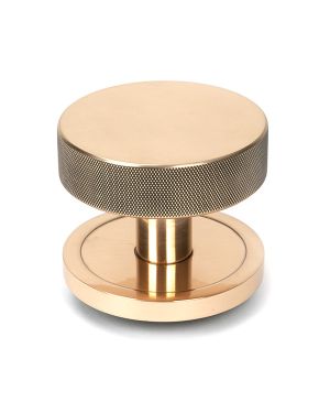Polished Bronze Brompton Centre Door Knob (Plain)