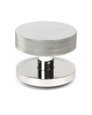 Polished Marine SS (316) Brompton Centre Door Knob (Plain)