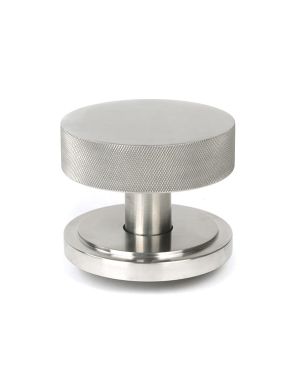 Satin Marine SS (316) Brompton Centre Door Knob (Art Deco)