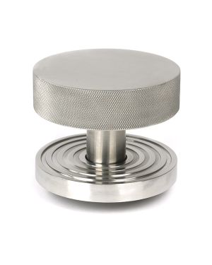 Satin Marine SS (316) Brompton Centre Door Knob (Beehive)
