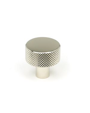 Polished Nickel Brompton Cabinet Knob - 25mm (No rose)