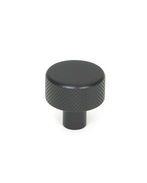 Matt Black Brompton Cabinet Knob - 25mm (No rose)