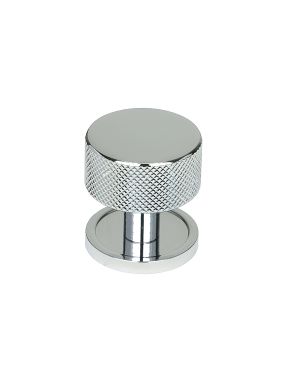 Polished Chrome Brompton Cabinet Knob - 32mm (Plain)