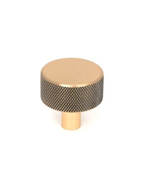 Polished Bronze Brompton Cabinet Knob - 32mm (No rose)