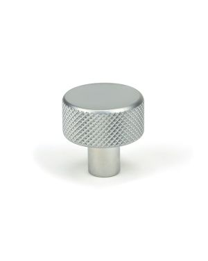 Satin Chrome Brompton Cabinet Knob - 25mm (No rose)