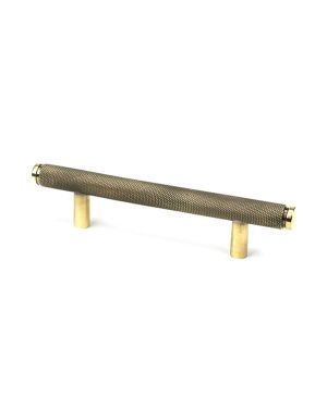 Aged Brass Full Brompton Pull Handle - Small