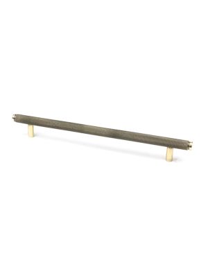 Aged Brass Full Brompton Pull Handle - Large