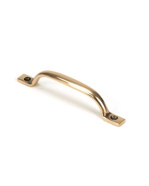 Polished Bronze Slim Sash Pull