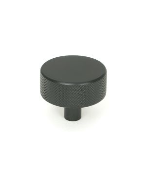 Matt Black Brompton Cabinet Knob - 38mm (No rose)