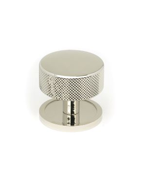 Polished Nickel Brompton Cabinet Knob - 38mm (Plain)