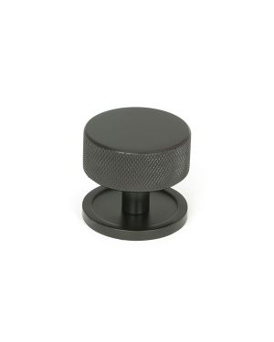 Aged Bronze Brompton Cabinet Knob - 38mm (Plain)