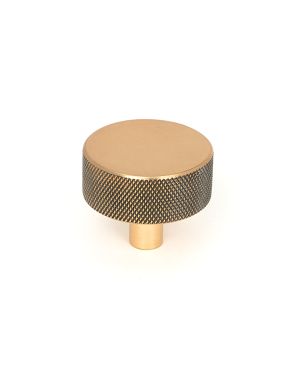 Polished Bronze Brompton Cabinet Knob - 38mm (No rose)