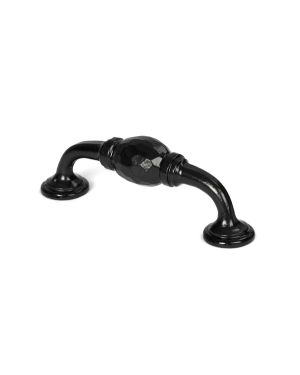 Black 5" Hammered D Handle