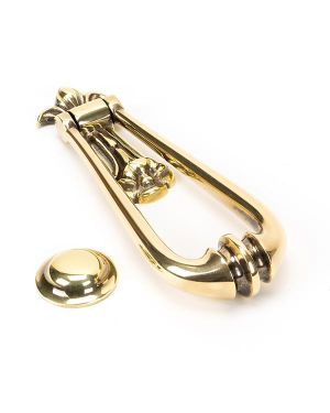 Aged Brass Loop Door Knocker