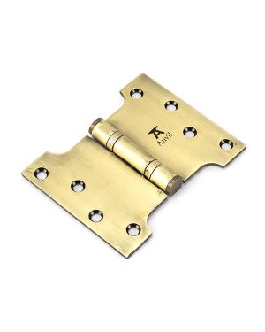 Aged Brass 4" x 3" x 5"  Parliament Hinge (pair) ss