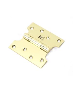 Polished Brass 4" x 2" x 4"  Parliament Hinge (pair) ss