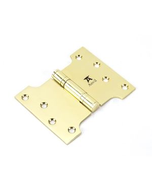 Polished Brass 4" x 3" x 5"  Parliament Hinge (pair) ss