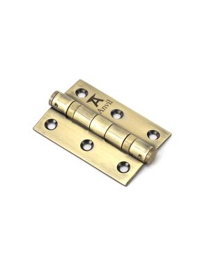 Aged Brass 3" Ball Bearing Butt Hinge (pair) ss