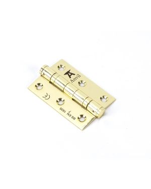 Polished Brass 3" Ball Bearing Butt Hinge (pair) ss