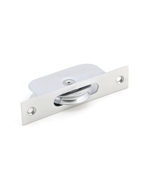 Satin Chrome Square Ended Sash Pulley 75kg