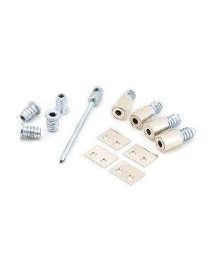 Polished Nickel Secure Stops (Pack of 4)