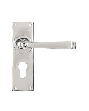 Polished Marine SS (316) Avon Lever Euro Lock Set