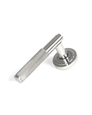 Polished Marine SS (316) Brompton Lever on Rose Set (Art Deco)