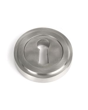 Satin Marine SS (316) Round Escutcheon (Art Deco)