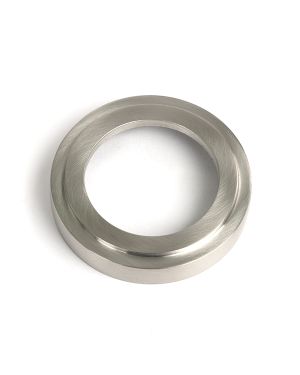 Satin Marine SS (316) Round Euro Escutcheon (Art Deco)