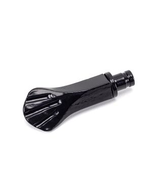 Black Shell Curtain Finial (pair)