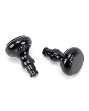 Black Regency Curtain Finial (pair)