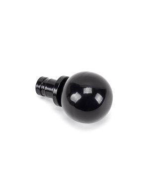 Black Ball Curtain Finial (pair)