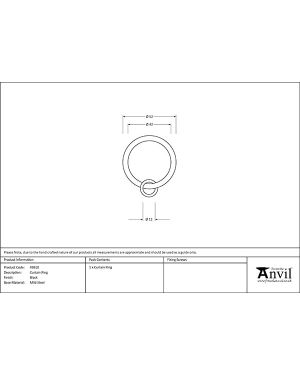 Black Curtain Ring