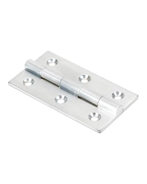 Satin Chrome 2.5" Butt Hinge (pair)