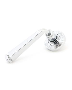 Polished Chrome Avon Round Lever on Rose Set (Beehive) - Unsprung