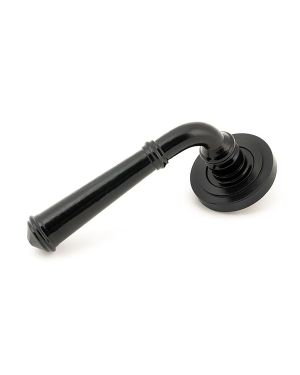 Black Regency Lever on Rose Set (Art Deco) - Unsprung
