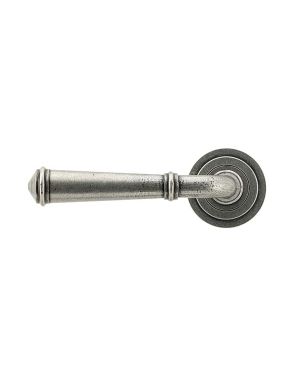 Pewter Regency Lever on Rose Set (Art Deco) - Unsprung