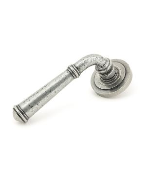 Pewter Regency Lever on Rose Set (Art Deco) - Unsprung