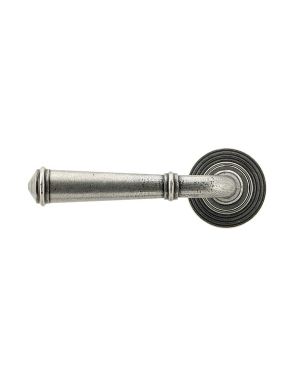 Pewter Regency Lever on Rose Set (Beehive) - Unsprung