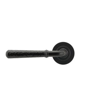 Black Hammered Newbury Lever on Rose Set (Plain) - Unsprung