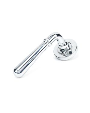 Polished Chrome Newbury Lever on Rose Set (Plain) - Unsprung