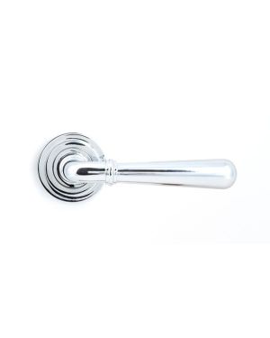 Polished Chrome Newbury Lever on Rose Set (Art Deco) - Unsprung