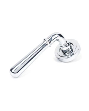 Polished Chrome Newbury Lever on Rose Set (Art Deco) - Unsprung