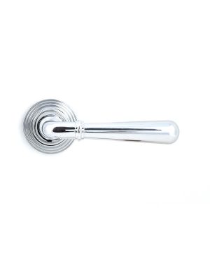 Polished Chrome Newbury Lever on Rose Set (Beehive) - Unsprung