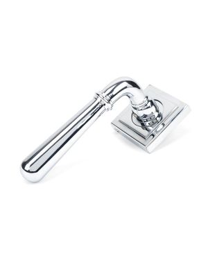 Polished Chrome Newbury Lever on Rose Set (Square) - Unsprung